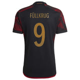 Germany Away Shirt 2022 with Füllkrug 9 printing - Kit Captain