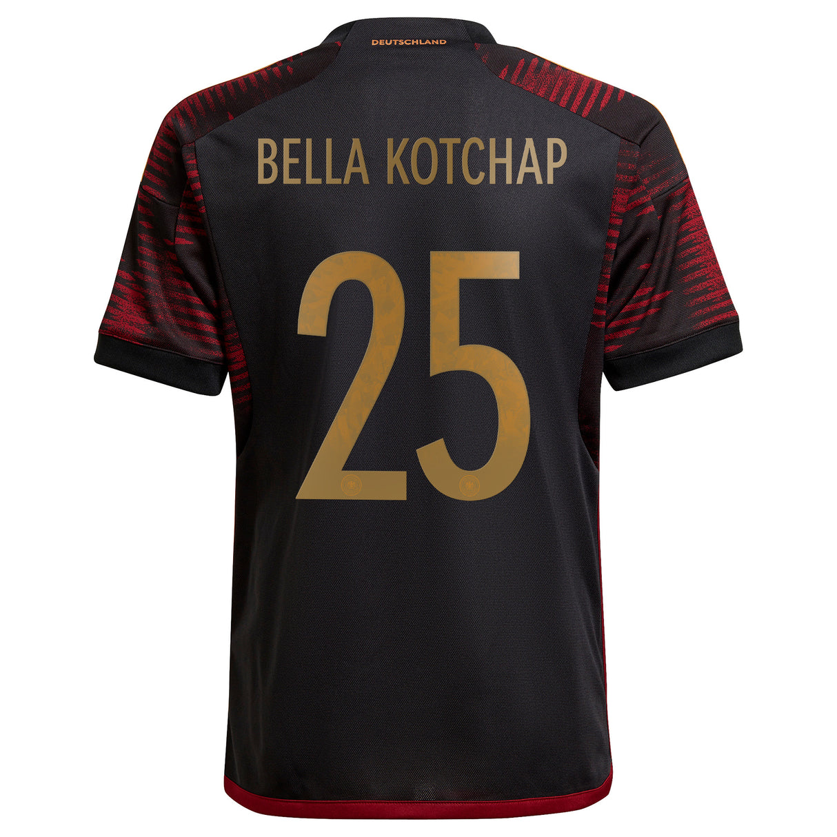 Germany Away Shirt 2022 - Kids with Bella Kotchap 25 printing - Kit Captain