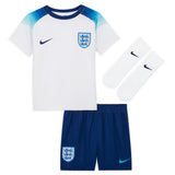 England Home Stadium Kit 2022 - Infants with White 21 printing - Kit Captain