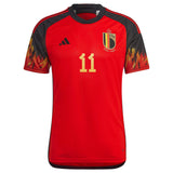 Belgium Home Shirt 2022 with Carrasco 11 printing - Kit Captain