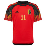 Belgium Home Shirt 2022 - Kids with Carrasco 11 printing - Kit Captain