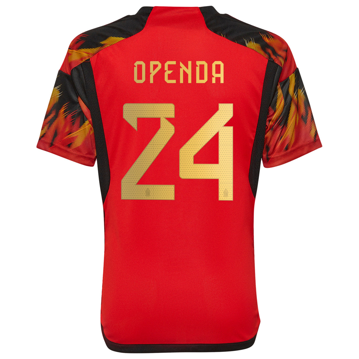 Belgium Home Shirt 2022 - Kids with Openda 24 printing - Kit Captain