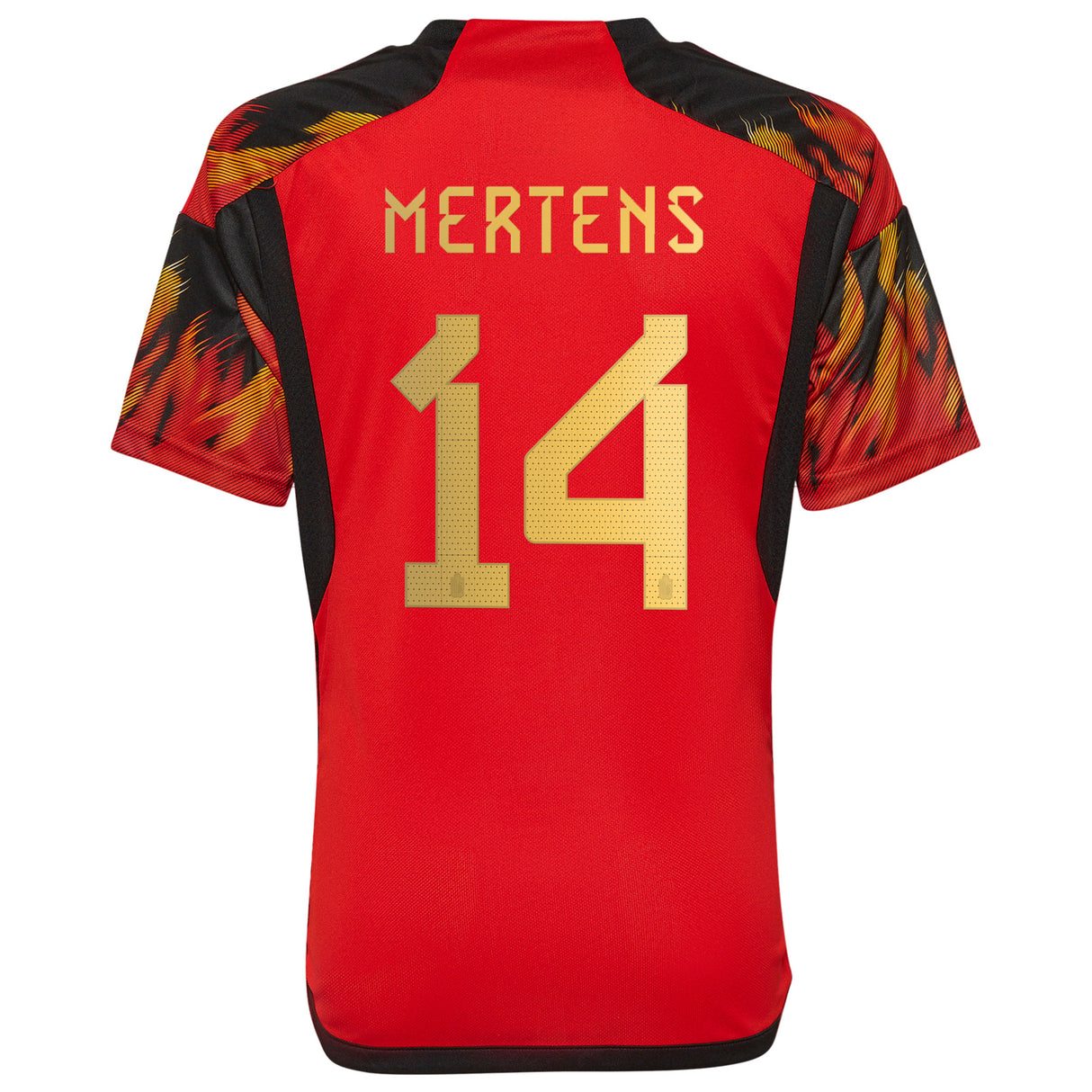 Belgium Home Shirt 2022 - Kids with Mertens 14 printing - Kit Captain