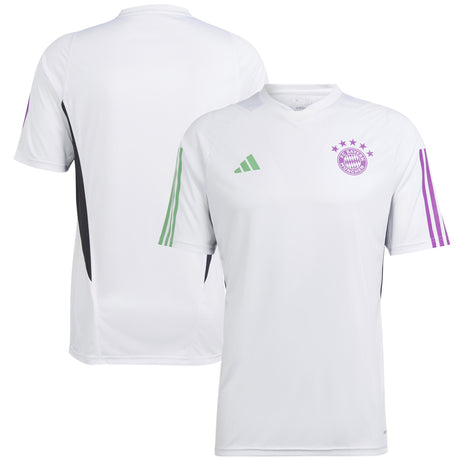 FC Bayern adidas Training Jersey - White - Kit Captain