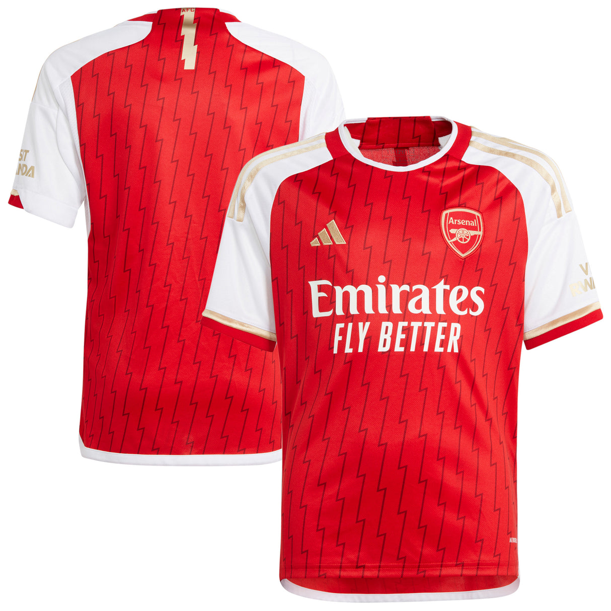 Arsenal adidas Home Shirt 2023-24 - Kids - Kit Captain