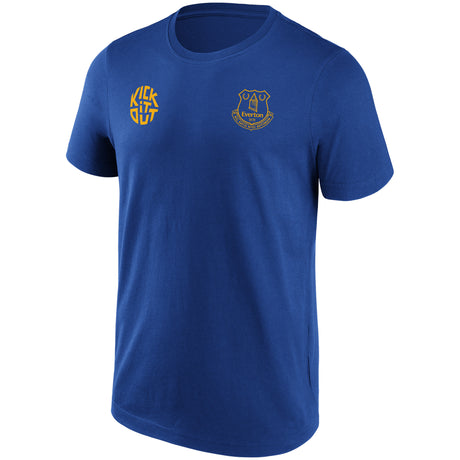 Everton x KIO Graphic T-Shirt - Royal - Mens - Kit Captain