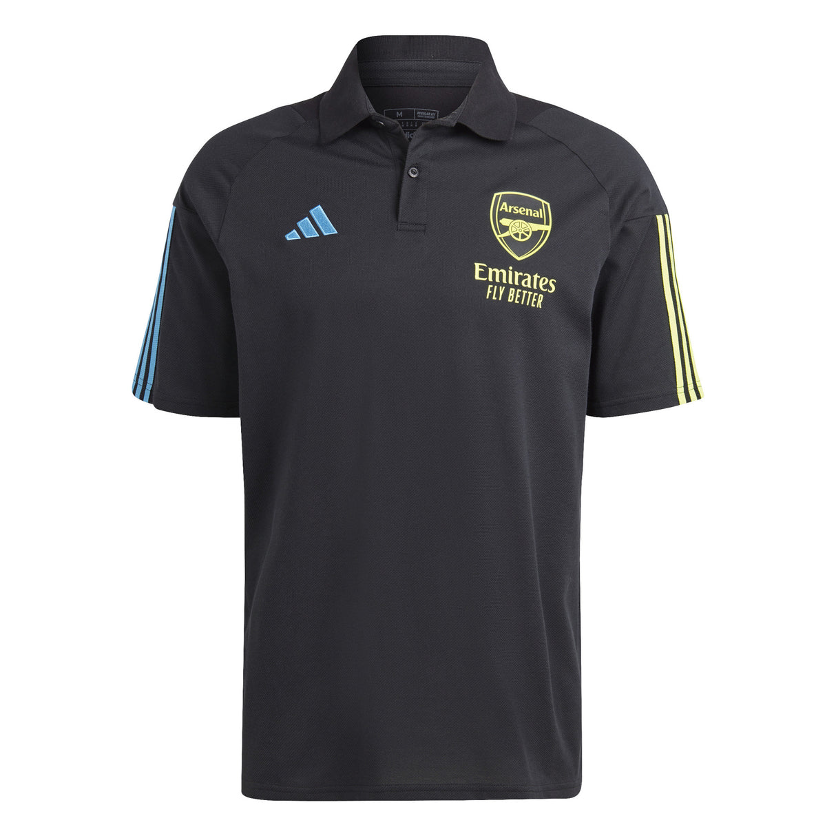 Arsenal adidas Training Polo - Black - Kit Captain