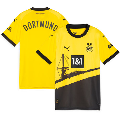 Borussia Dortmund Puma Home Shirt 2023-24 - Kids - Kit Captain