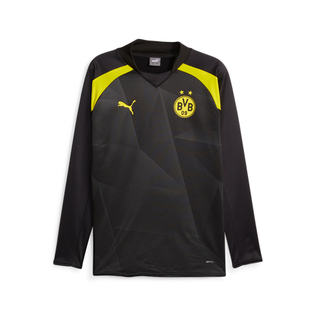 Borussia Dortmund Puma Prematch Sweat Top - Yellow - Kit Captain