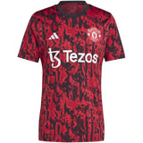 Manchester United adidas Pre Match Top - Red - Kit Captain