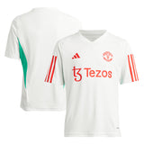 Manchester United adidas Training Jersey - White - Kids - Kit Captain