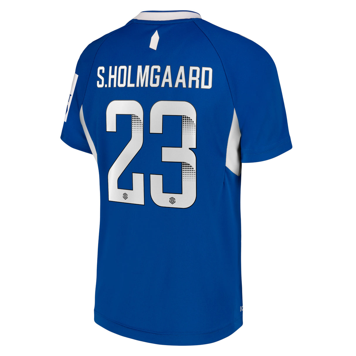 Everton WSL Home Shirt 2022-23 - Kids with S.Holmgaard 23 printing - Kit Captain