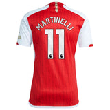 Arsenal adidas Home Shirt 2023-24 with Martinelli 11 printing - Kit Captain