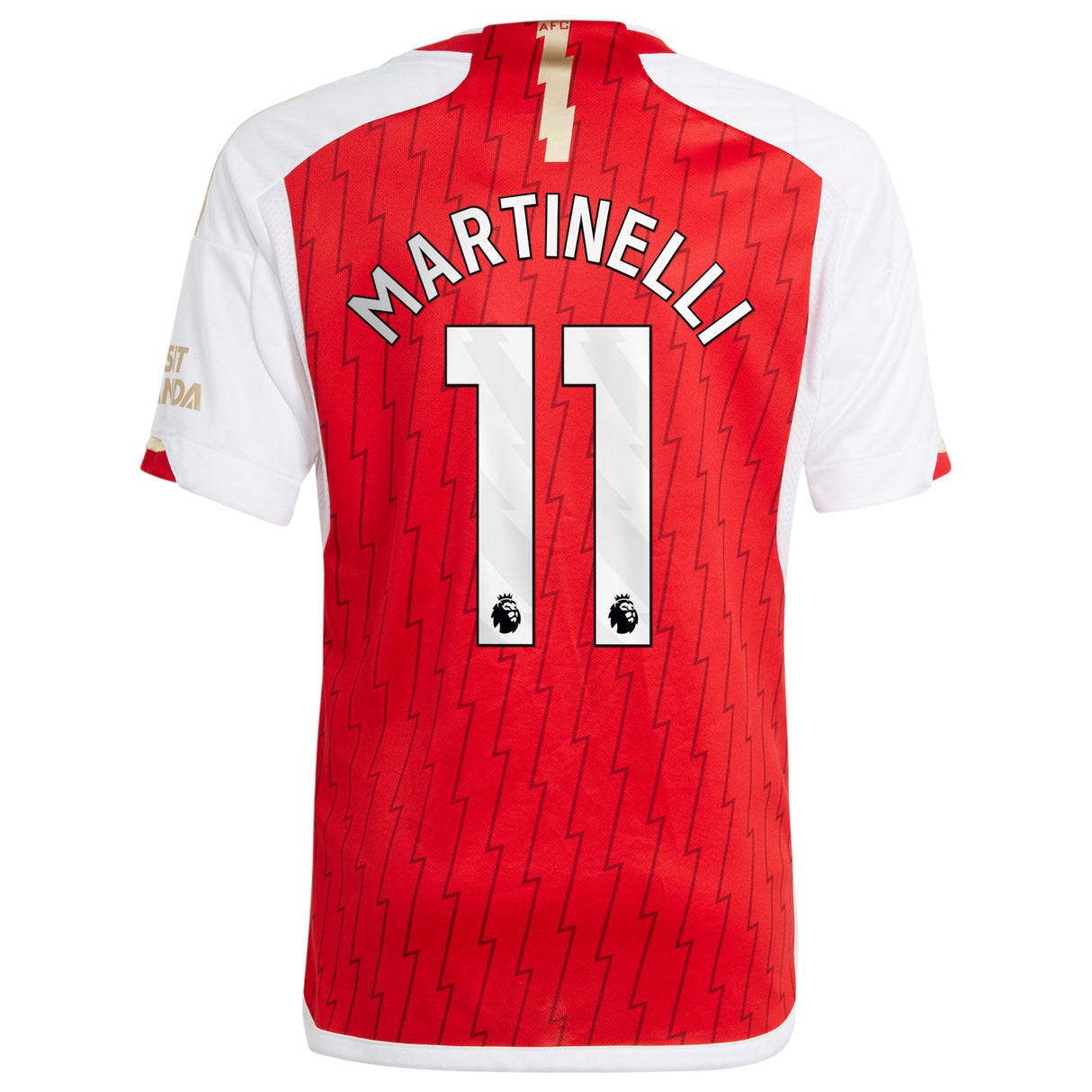 Arsenal adidas Home Shirt 2023-24 - Kids with Martinelli 11 printing - Kit Captain