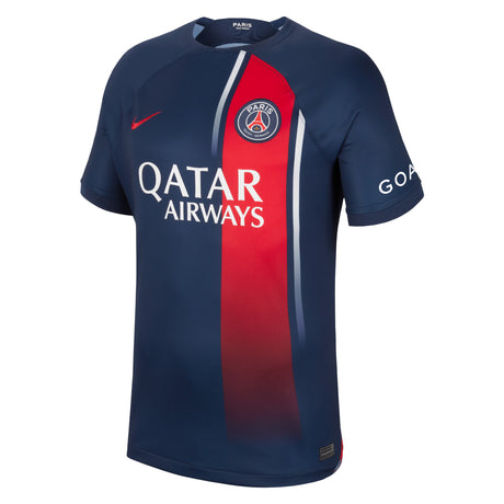 Paris Saint-Germain Nike Home Stadium Shirt 2023-24 with Vitinha 17 printing - Kit Captain