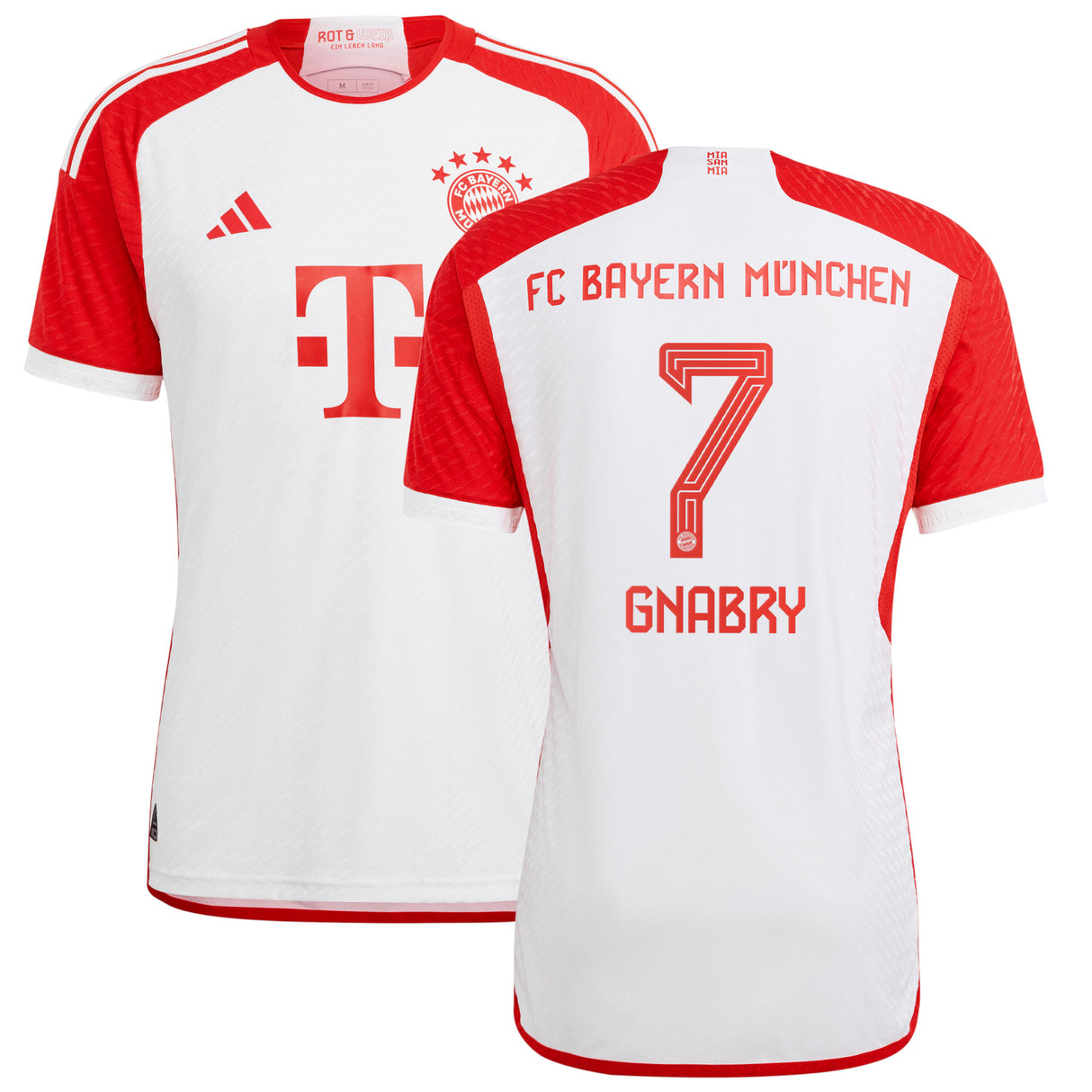 Camiseta adidas FC Bayern Primera Equipación Auténtica 2023-24 con dorsal Gnabry 7