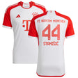 FC Bayern adidas Home Shirt 2023-24 with StaniÅ¡ic 44 printing - Kit Captain