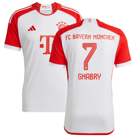 FC Bayern adidas Home Shirt 2023-24 with Gnabry 7 printing - Kit Captain