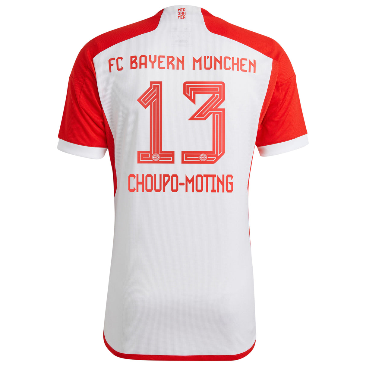 FC Bayern adidas Home Shirt 2023-24 - Kids with Choupo-Moting 13 printing - Kit Captain