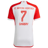 FC Bayern adidas Home Shirt 2023-24 - Kids with Gnabry 7 printing - Kit Captain