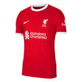 Liverpool Nike Home Dri Fit Adv Match Shirt - 2023-24 with Darwin 27 printing - Kit Captain