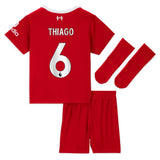 Liverpool Nike Home Stadium Kit - 2023-24 - Infant with Thiago 6 printing - Kit Captain