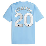 Manchester City Puma Home Shirt 2023-24 with Bernardo 20 printing - Kit Captain