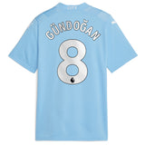 Manchester City Puma Home Shirt 2023-24 - Kids with Gündogan 8 printing - Kit Captain