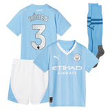 Manchester City Puma Home Minikit 2023-24 with Rúben 3 printing - Kit Captain