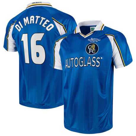 Chelsea 1998 ECWC Final Shirt with Di Matteo 16 printing - Kit Captain