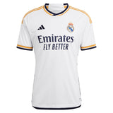 Real Madrid adidas Home Shirt 2023-24 with Rodrygo 11 printing - Kit Captain