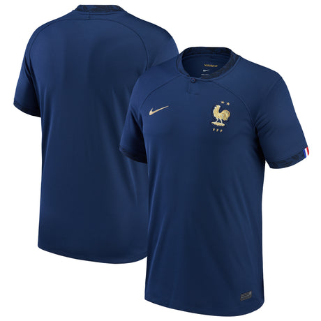 France Home Stadium Shirt 2022 - Kit Captain