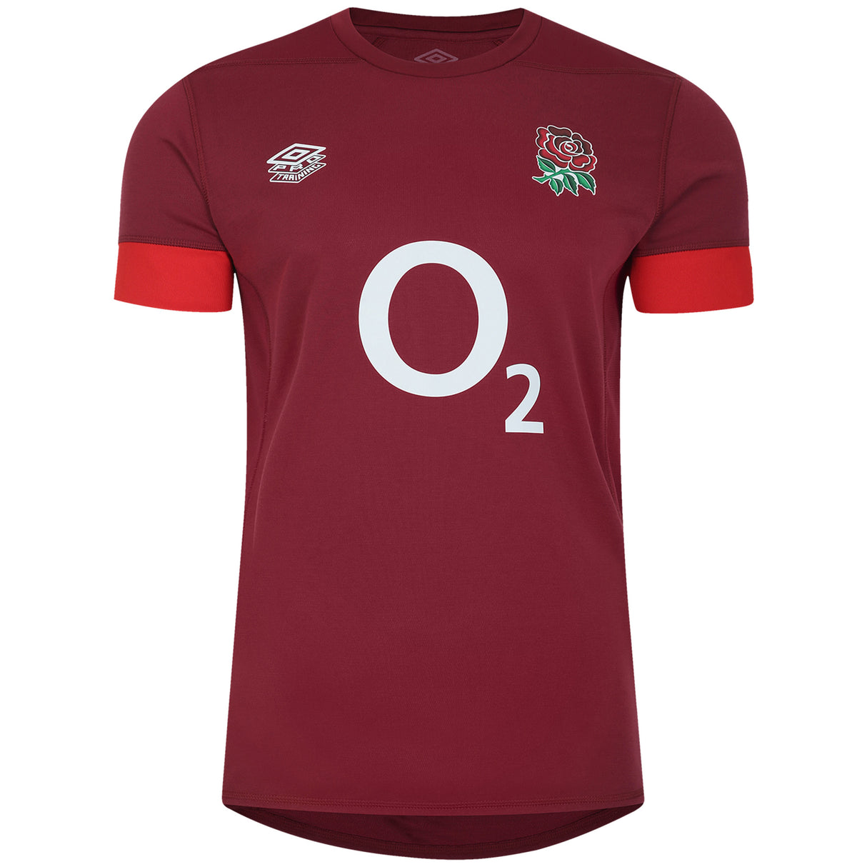 England Rugby Relaxed Fit Training Jersey - Red - Mens - Kit Captain