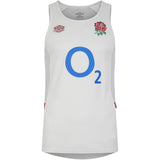 England Rugby Gym Vest - Off White - Kit Captain