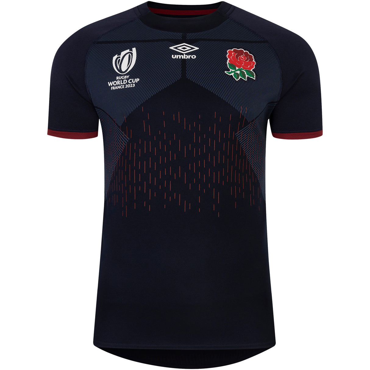 England Rugby World Cup 2023 Alternate Replica Jersey - Navy - Mens - Kit Captain