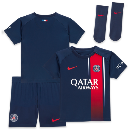 Paris Saint-Germain Nike Home Stadium Kit 2023-24 - Infant - Kit Captain