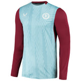 Aston Villa Castore Players Training Top - Long Sleeve - Light Blue - Kids - Kit Captain