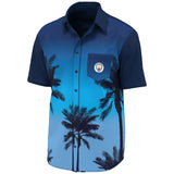 Manchester City Hawaiian Shirt - Navy - Boys - Kit Captain