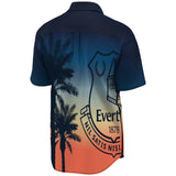 Everton Hawaiian Shirt - Navy - Mens - Kit Captain