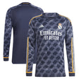 Real Madrid adidas Away Shirt 2023-24 - Long Sleeve - Kit Captain