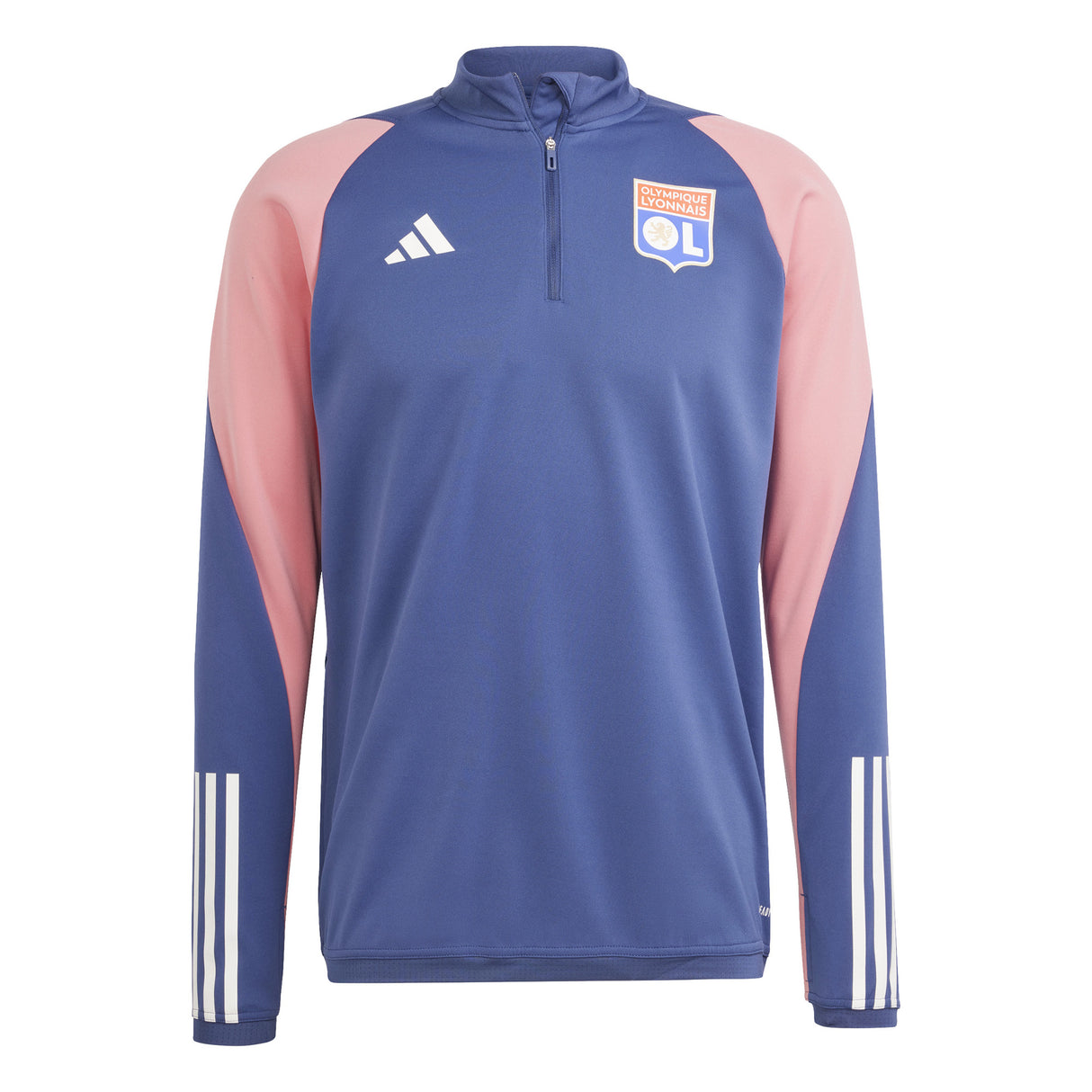 Olympique Lyon adidas Training Top - Dark Blue - Kit Captain