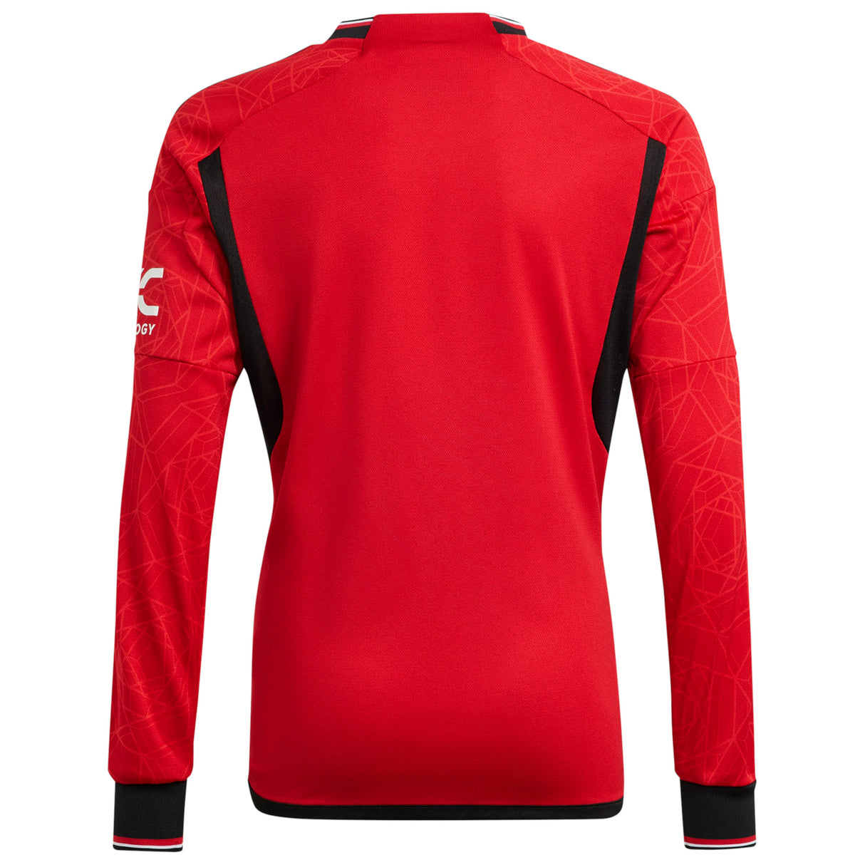 Manchester United adidas Home Shirt 2023-24 - Long Sleeve - Kit Captain