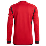 Manchester United adidas Home Authentic Shirt 2023-24 - Long Sleeve - Kit Captain