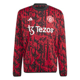 Camiseta cálida adidas Pre Match del Manchester United - Rojo