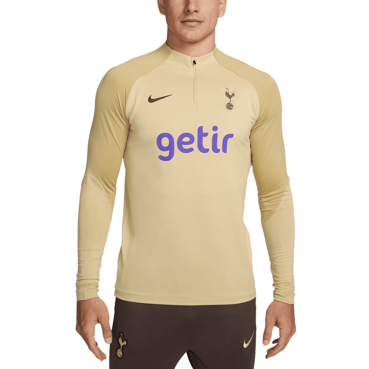 Tottenham Hotspur Nike Strike Drill Top - Gold - Kit Captain