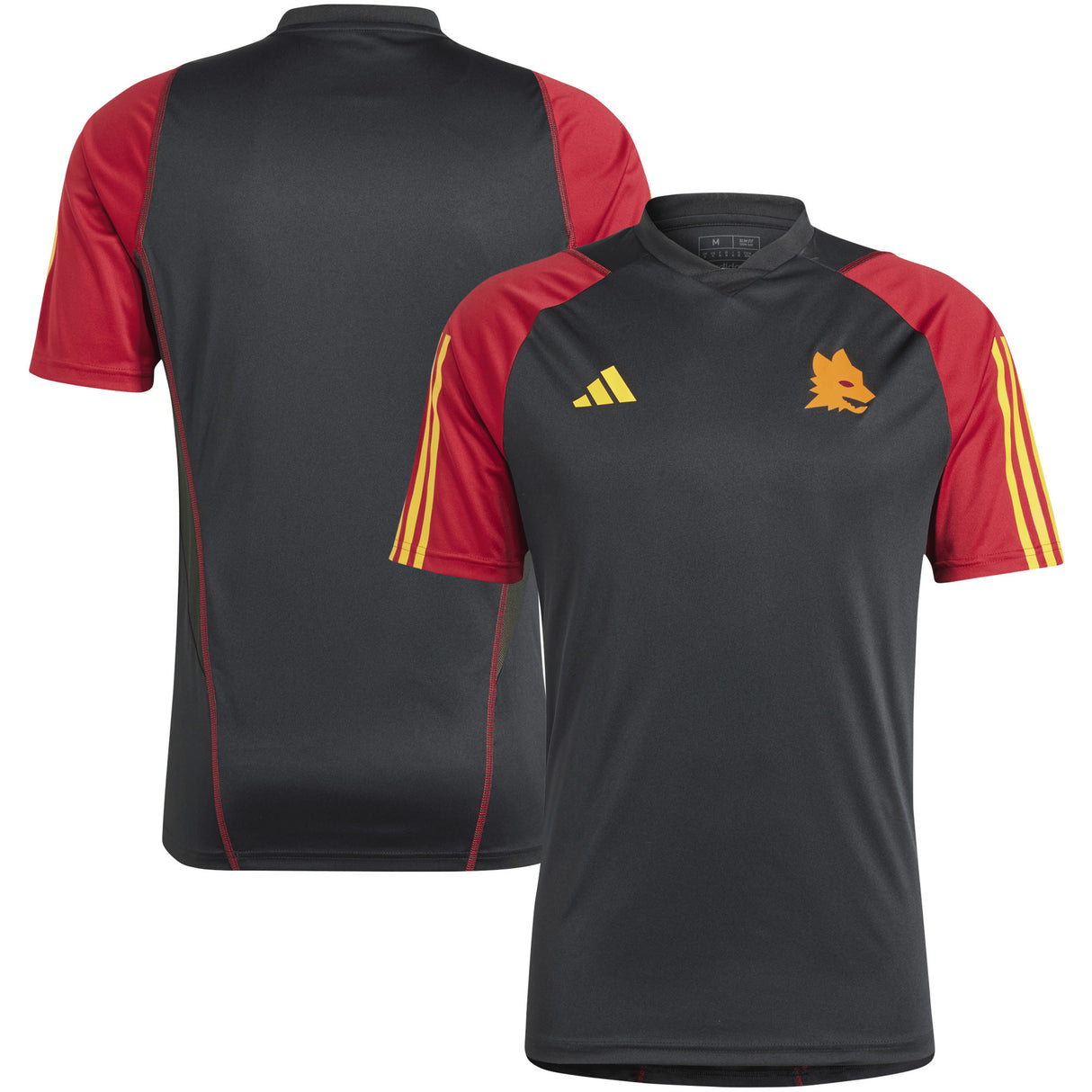 AS Roma adidas Training Jersey - Black - Kit Captain