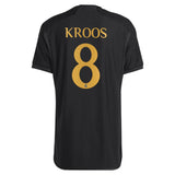 Real Madrid adidas Third Authentic Shirt 2023-24 with Kroos 8 printing - Kit Captain