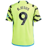 Arsenal adidas Away Shirt 2023-24 - Kids with G.Jesus 9 printing - Kit Captain