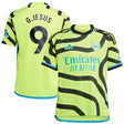 Arsenal adidas Away Shirt 2023-24 - Kids with G.Jesus 9 printing - Kit Captain