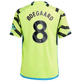 Arsenal adidas Away Shirt 2023-24 - Kids with í˜degaard 8 printing - Kit Captain